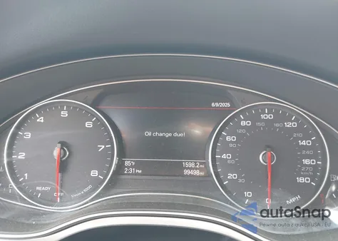 2016 Audi A6 3.0T Premium Plus from USA, damaged, VIN WAUFGAFC7GN070599